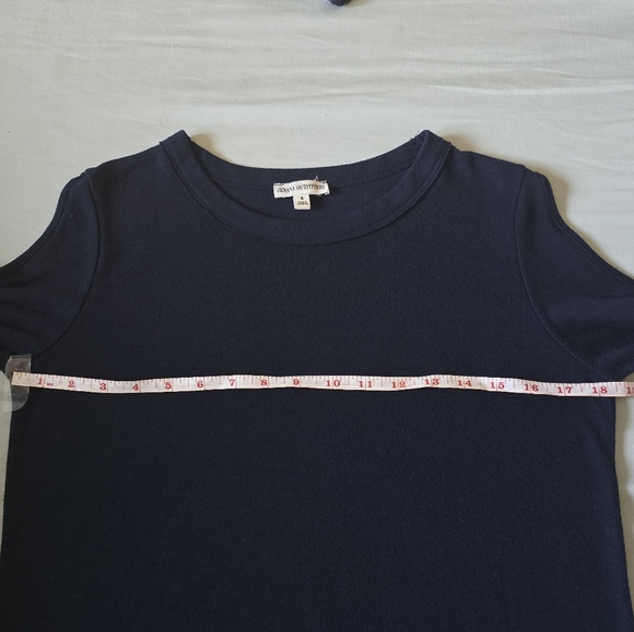 Zenana Outfitters: Long Sleeve Cold Shoulder Sweater, Navy Blue, Small, Soft - Picture 6 of 10